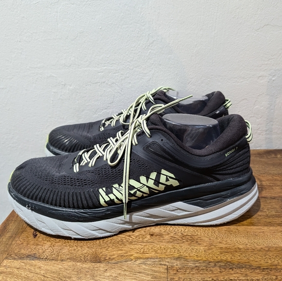 Hoka One One Bondi Run Shoes 1110530 BGBT Black Graphite Mens Size 14M Fast Ship - Picture 2 of 10